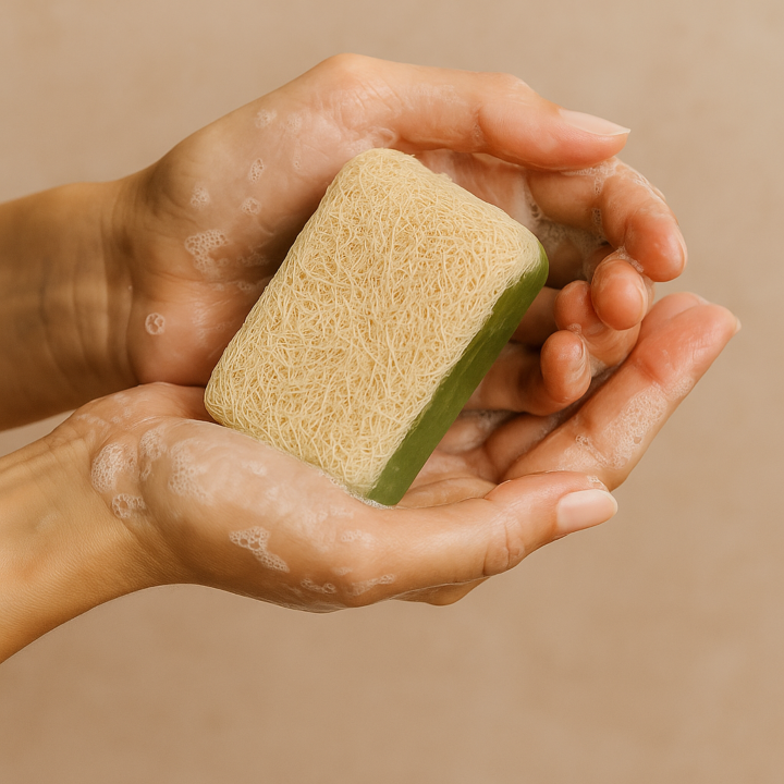 Coffret Rituel Exfoliant : Savons & Accessoires Loofah Naturel